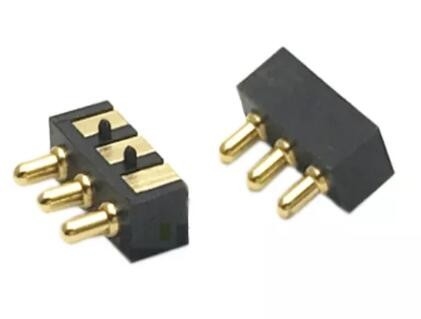 2.54мм женский POGO Pin Connector 3 Pin 2.5mm Pitch SMT мужской 1A