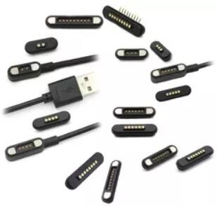 Магнитный 1A высокопоточный разъединитель Pogo Pins для зарядки медицинского оборудования