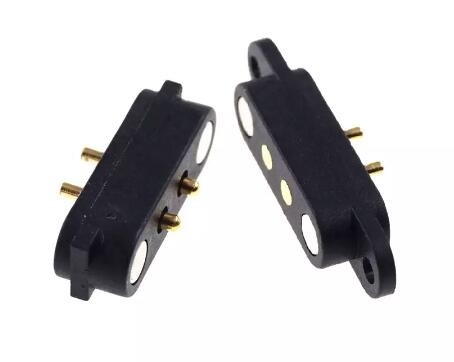 4p магнитный POGO Pin Connector 2A Pitch 2.8mm для фланга PCB сварного панеля