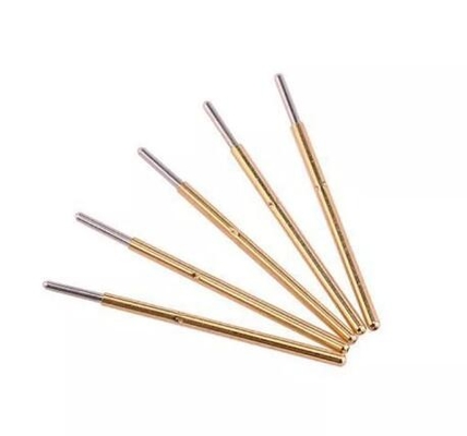DIP T Пролетно загруженные микрокоаксиальные Pogo Pins позолоченные 1A